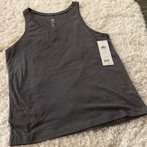 NWT ALO Yoga Black Tank Top size M